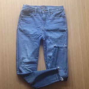 J. Crew 10" hugh-rise toothpick jeans